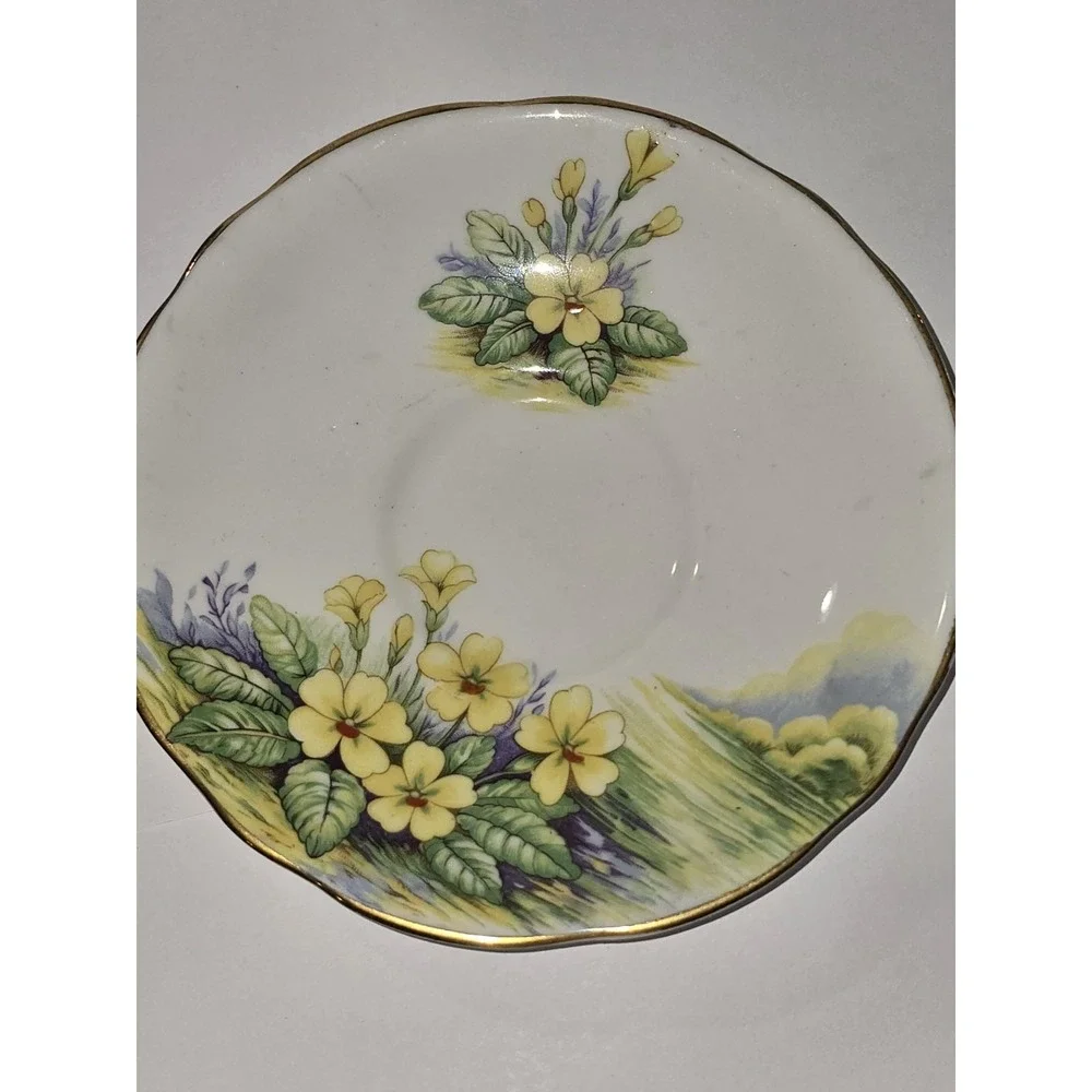 Vintage Gladstone 5693 Buttercup Teacup and Saucer | Yellow Floral Tea Cup |...